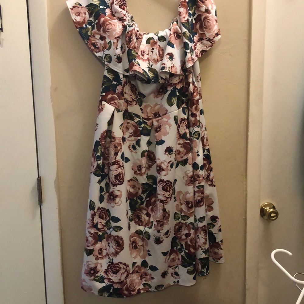 Floral midi dress